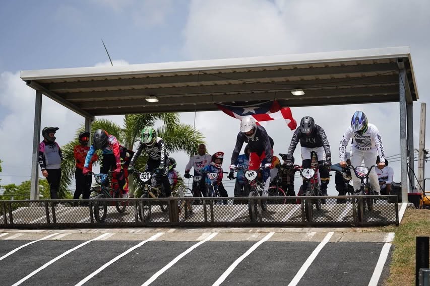 BMX Racing Puerto Rico Action Background